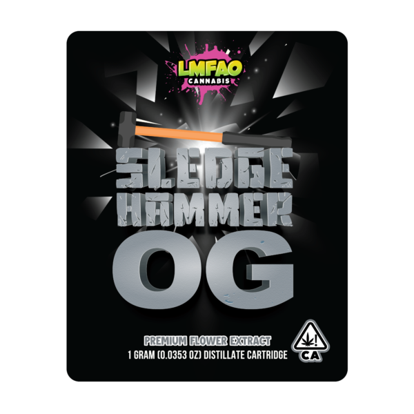 Sledge Hammer OG 1g Distillate Cartridge