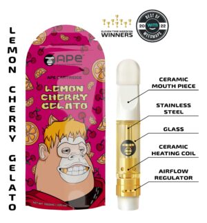 LEMON CHERRY GELATO — Sauce Cart 1000mg.